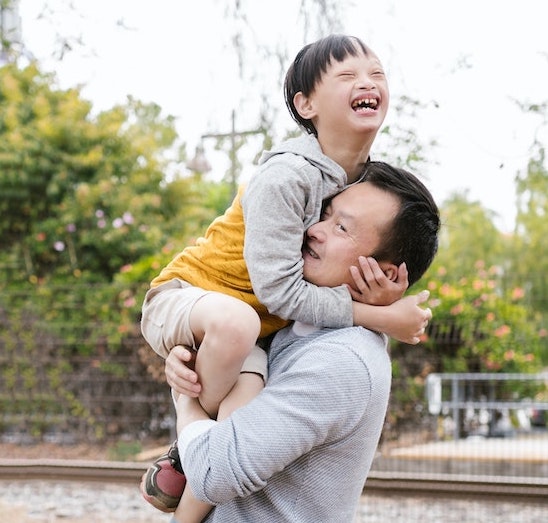 Father and daughter